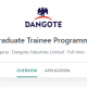 Dangote Graduate Trainee Programme 2023