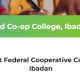 Federal Cooperative College Ibadan Admission Form 2023/2024 Application