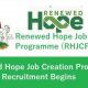 How To Apply for Renewed Hope Job Creation Programme (RHJCP)