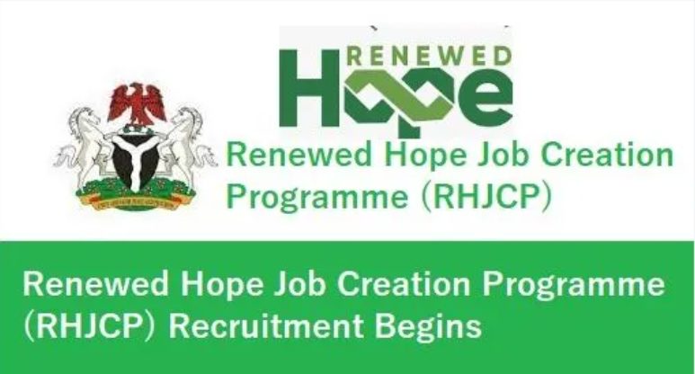 How To Apply for Renewed Hope Job Creation Programme (RHJCP)
