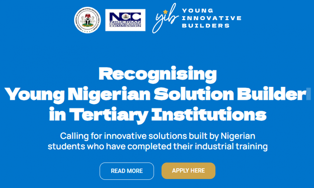 Application For Young Innovative Builders YIB Program 2023/2024