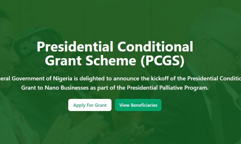 Application for Presidential Conditional Grant/Loan 2023 for Individuals - Get up to 50k