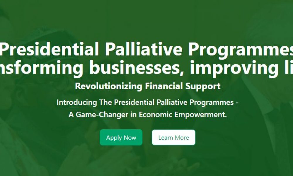 How to Apply for the Presidential Palliative Loan Scheme 2023 - Get Up To N1 Million-N1 Billion