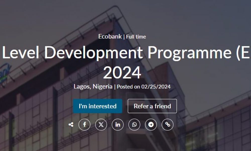 Entry Level Development Programme