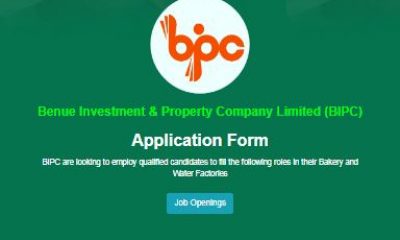 Link to Apply for Benue State Government Recruitment for BIPC Jobs